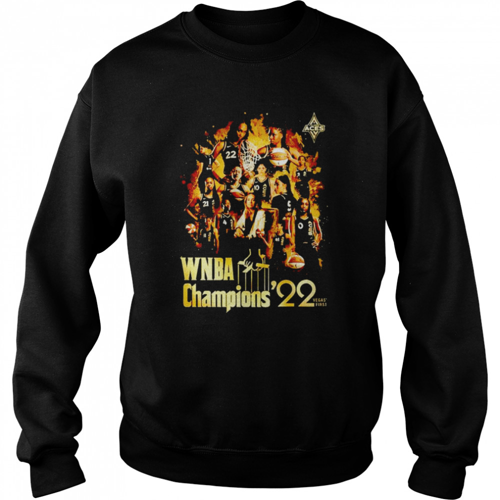 Las Vegas Aces ’22 WNBA Finals Champions shirt Unisex Sweatshirt