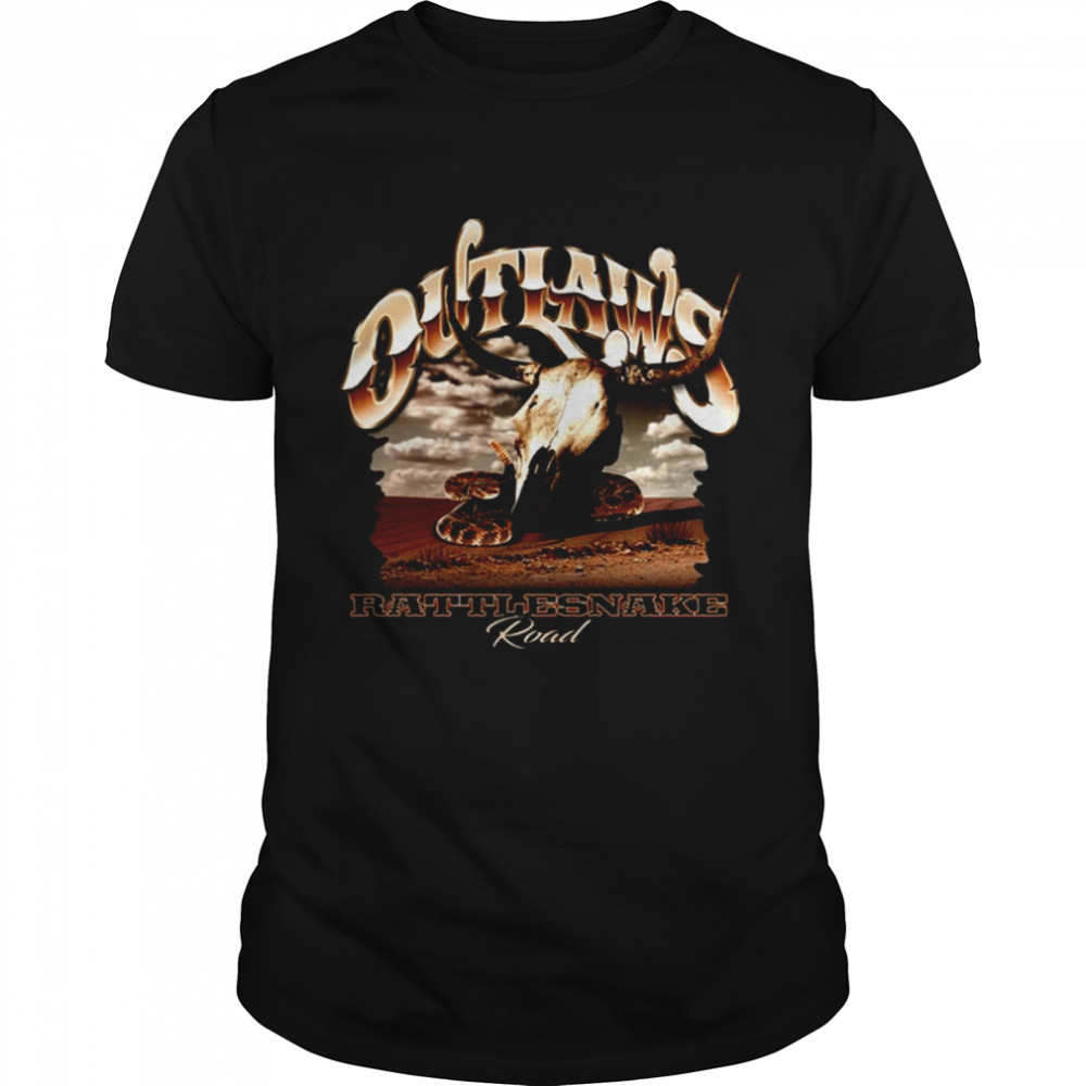 Rattlesnake Outlaws Country Song shirt Classic Men's T-shirt