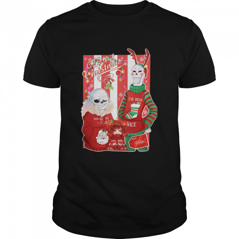 A Funny Christmas Undertale Graphic shirt Classic Men's T-shirt