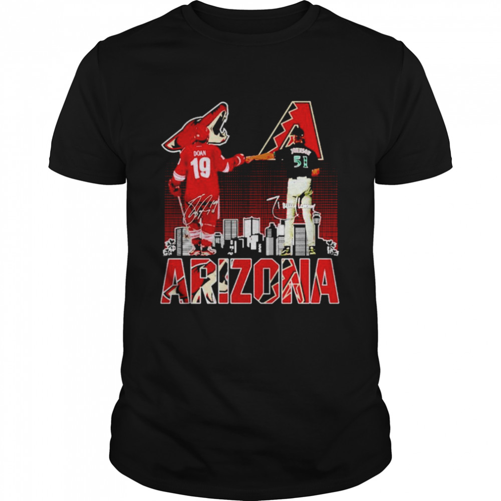 Arizona sport teams Doan and Johnson signatures shirt Classic Men's T-shirt