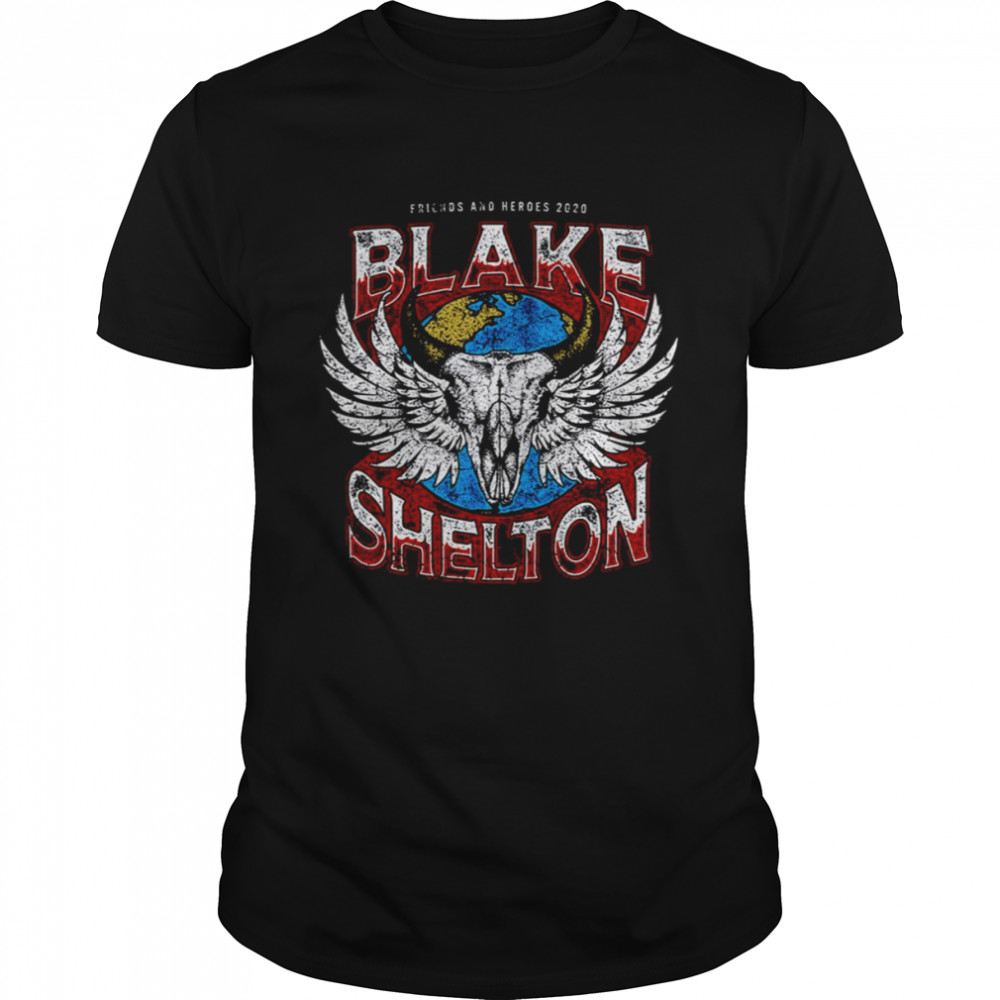 Black Logo Blake Heroes Tour 2020 Shelton Warna shirt