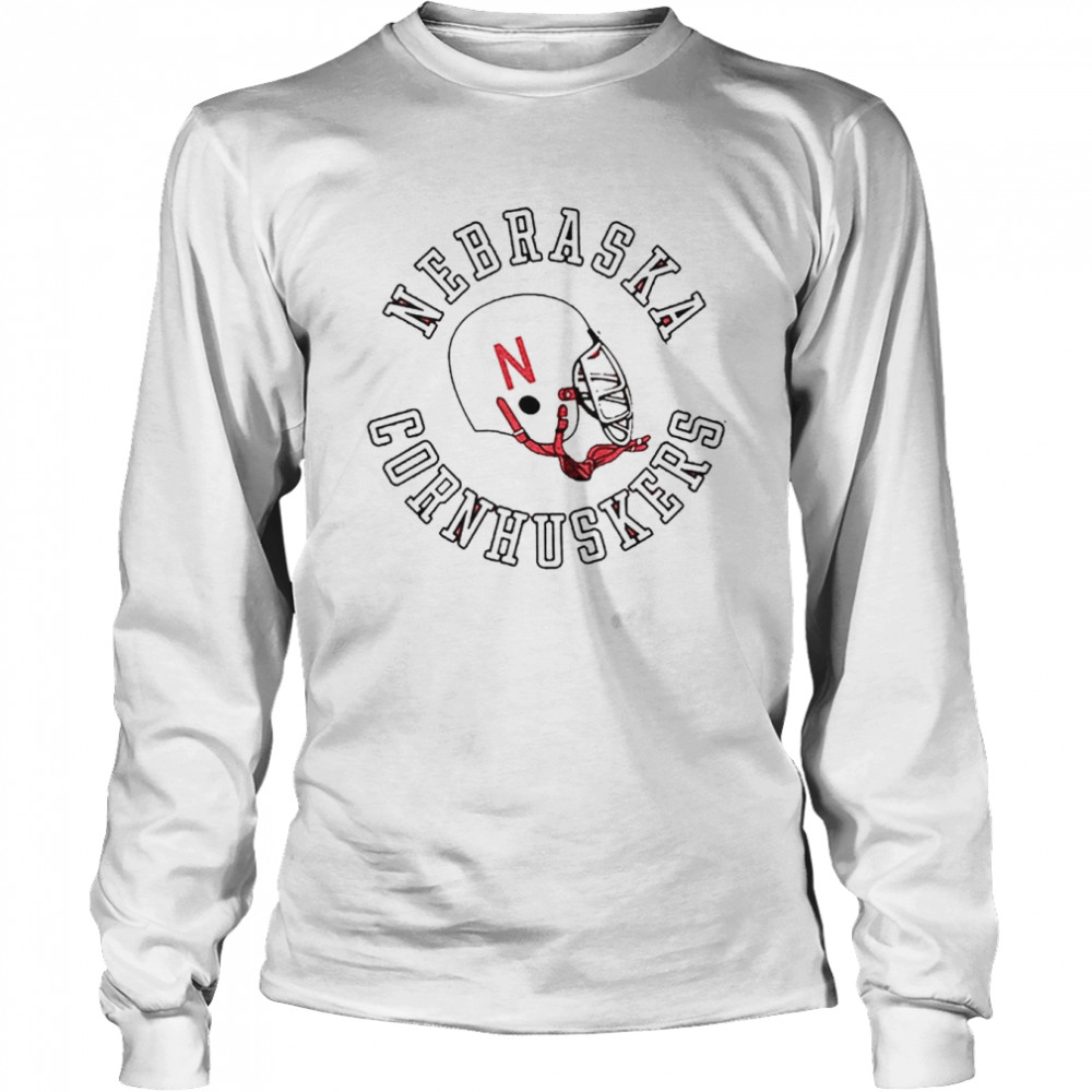 Charlie Hustle Nebraska Cornhuskers Football shirt Long Sleeved T-shirt