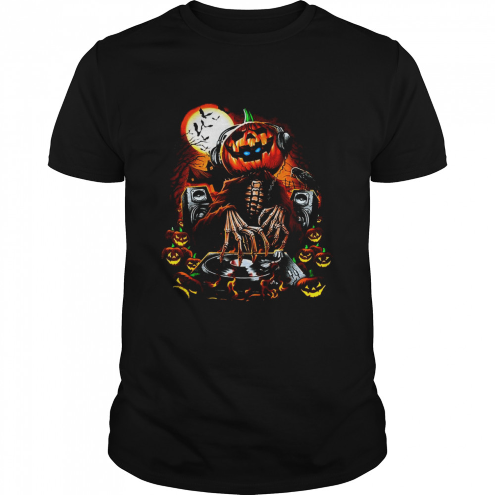 Dj Pumpkinhead Funny Movies For Her Horror Movie shirt Classic Men's T-shirt