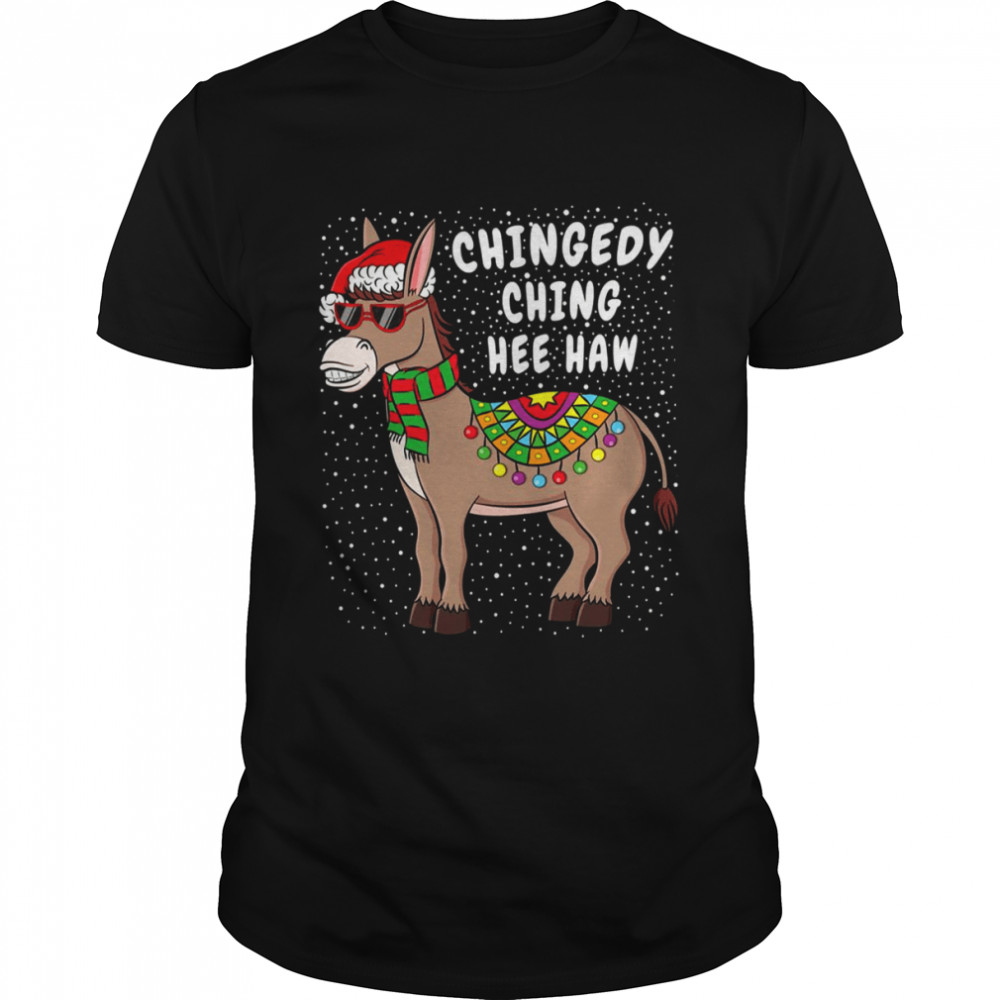 Donkey Funny American Italian Xmas Christmas shirt