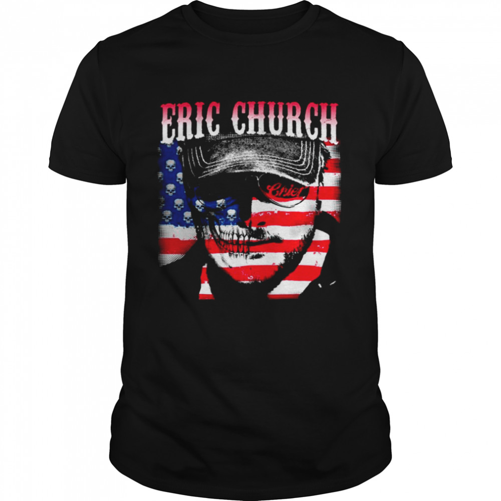 Eric Church Mix American Flag shirt Classic Men's T-shirt