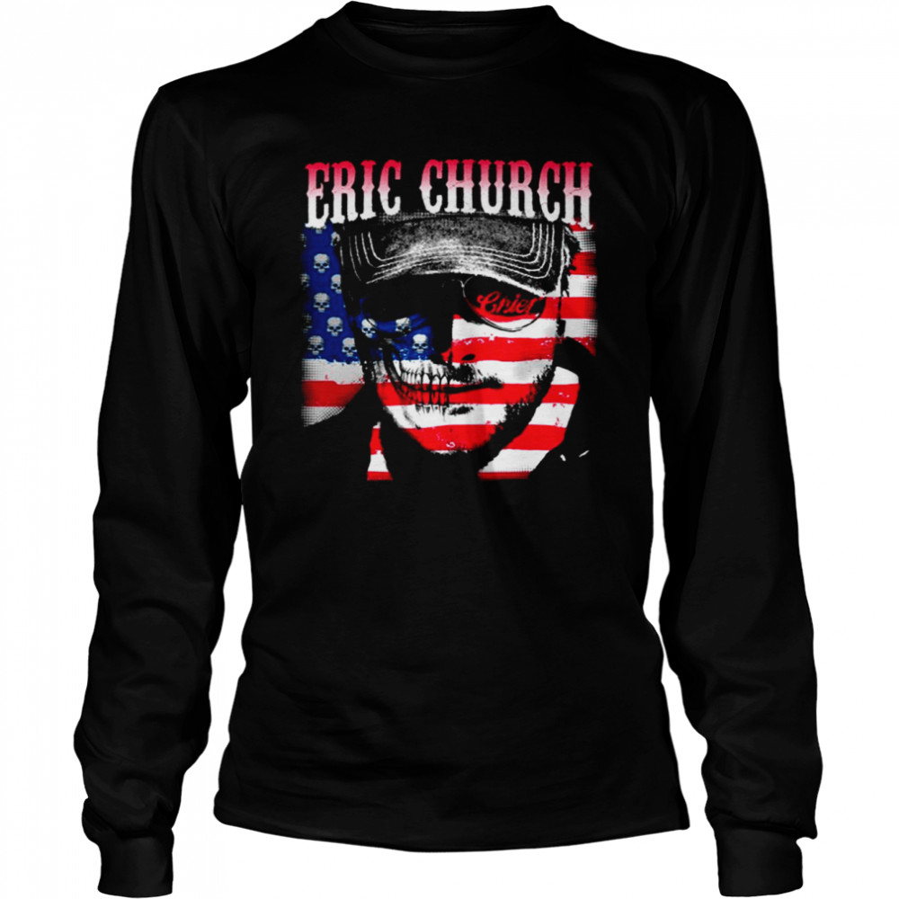 eric church mix american flag shirt long sleeved t shirt