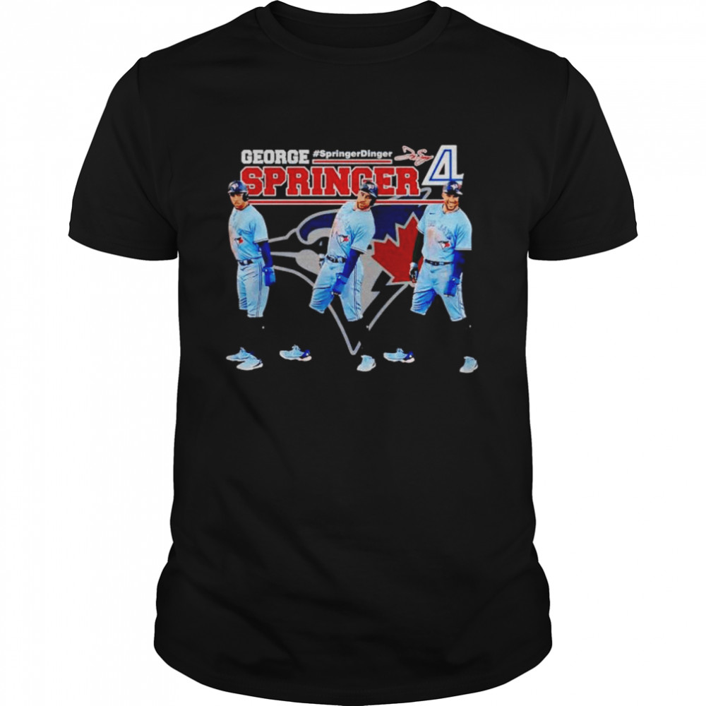 george Springer Toronto Blue Jays springer dinger shirt
