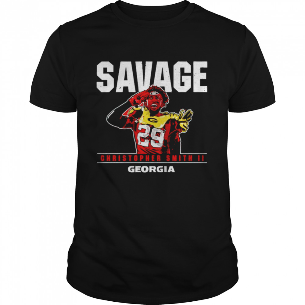 Georgia Bulldogs Christopher Smith II Savage shirt