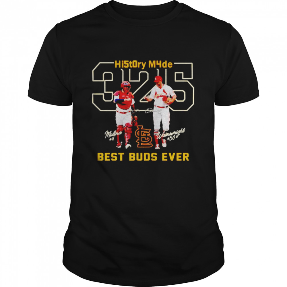 Molina 4 and Wainwright 50 history mode best buds ever shirt