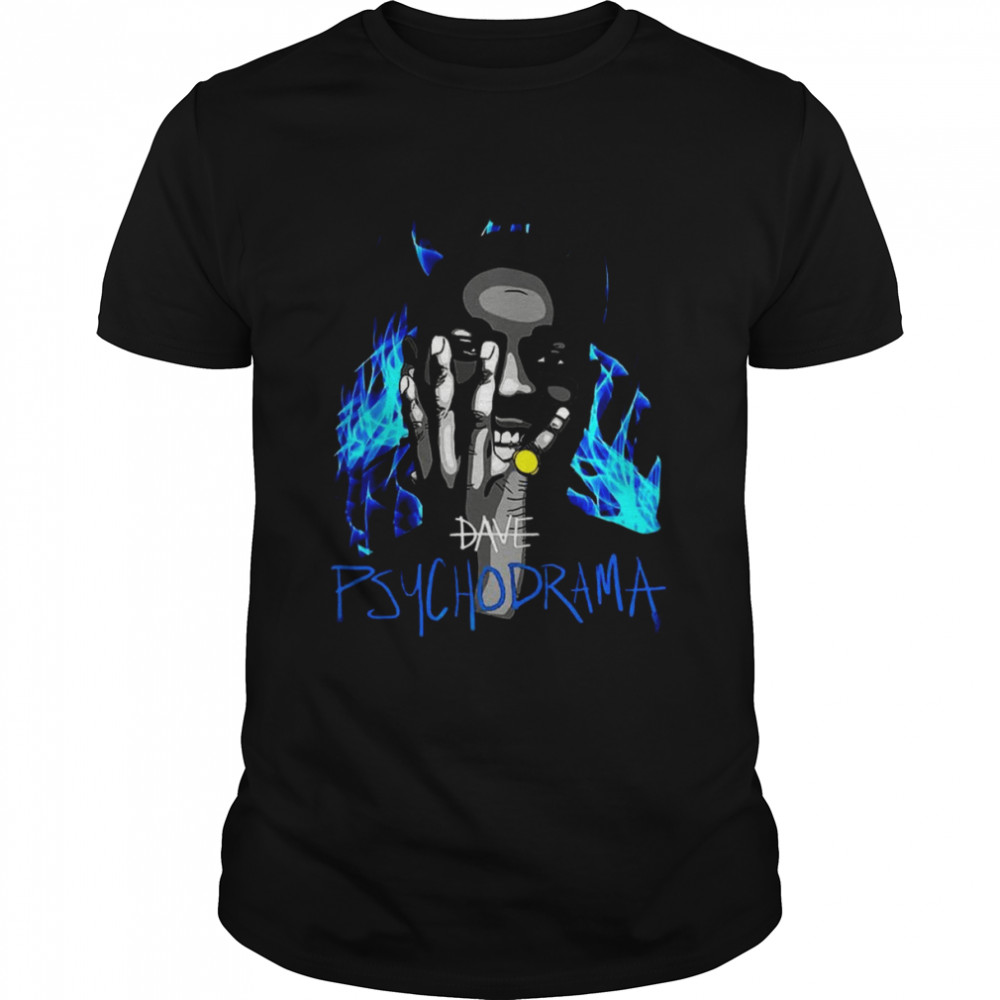 Satan Dave Blue Fire Dave Psychodrama shirt