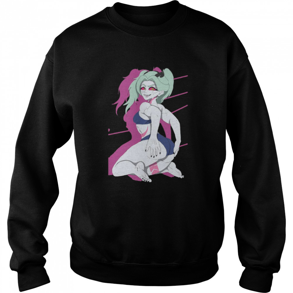 Sexy Demon Face Rebecca Cyberpunk shirt Unisex Sweatshirt