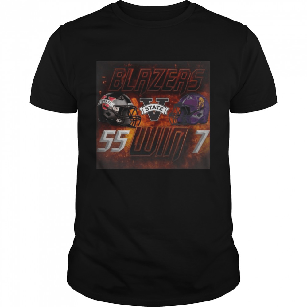 Valdosta State 55 7 Miles 2022 Blazers Win shirt