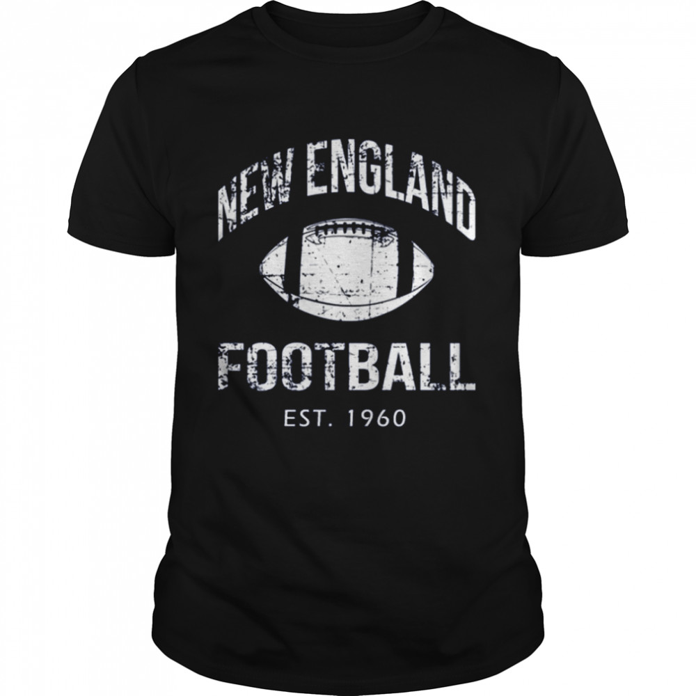 Vintage New England Team Est 1960 Navy New England Retro American Football shirt