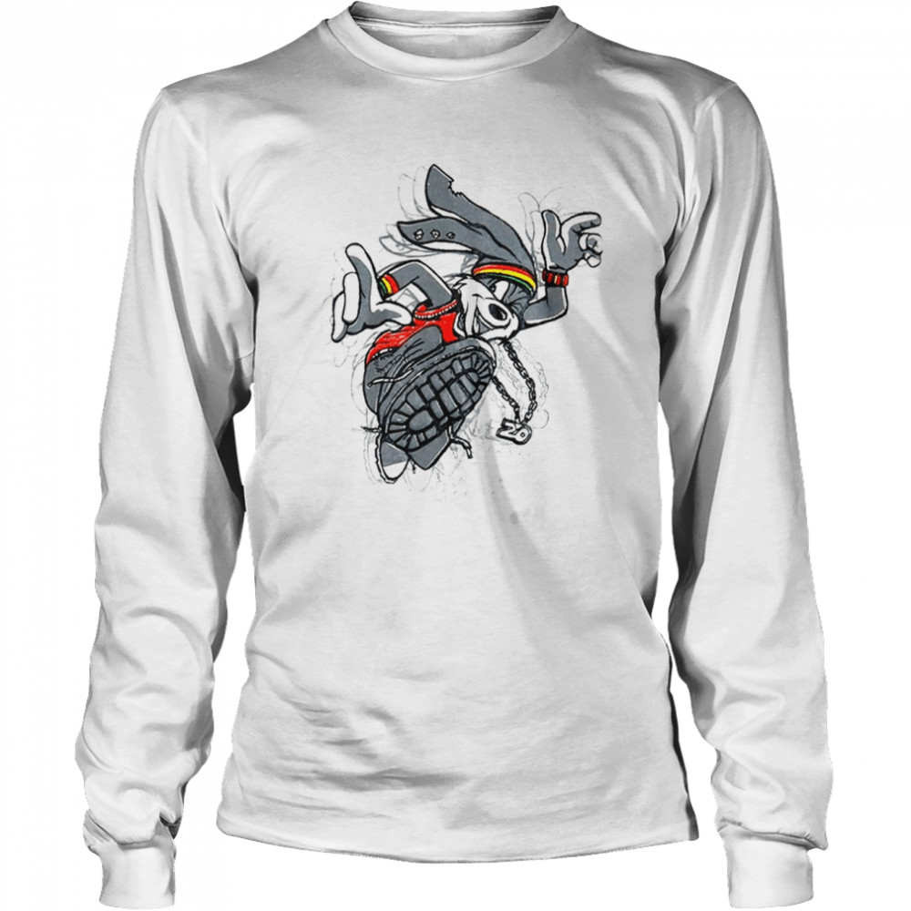 Vintage Slow Motion Cartoon Character shirt Long Sleeved T-shirt