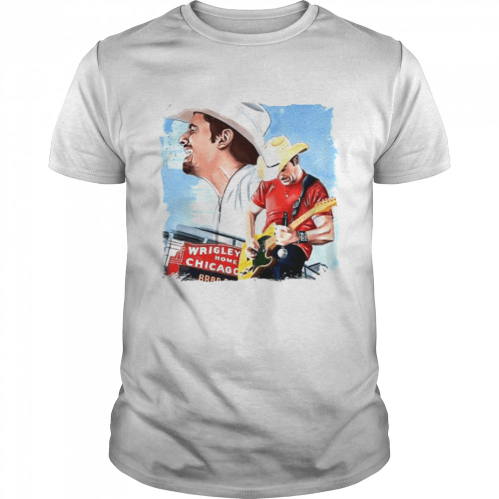 Wrigley Aesthetic Art Brad Paisley shirt