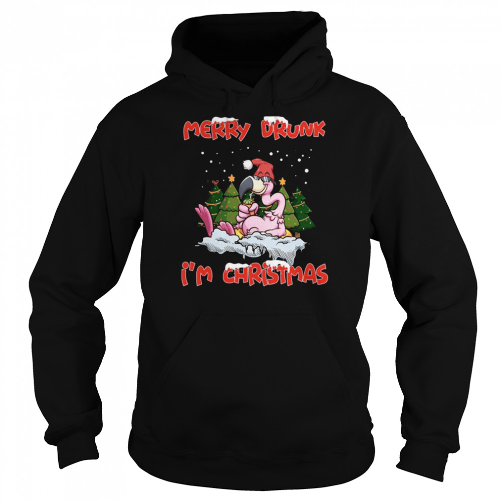 Drunk Christmas Funny Christmas shirt Unisex Hoodie