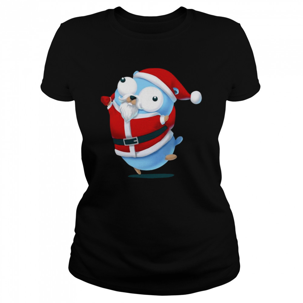 Golang Gopher Mouse Go Christmas shirt Classic Women's T-shirt