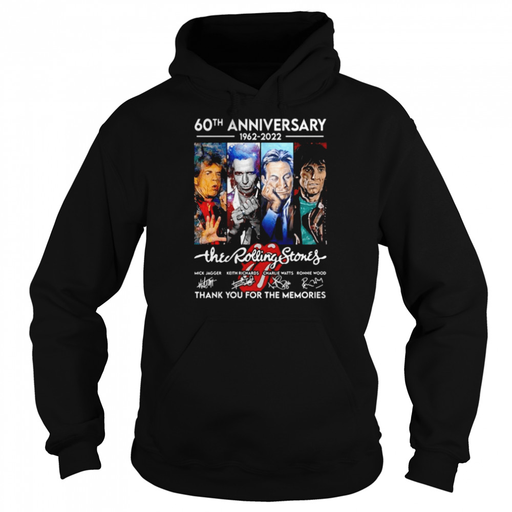 Band The Stones Legend Art 60th Anniversary The Rolling Stones shirt Unisex Hoodie