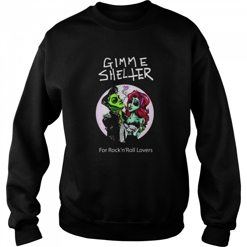 Gie Shelter Roc’k N Roll Lovers shirt Unisex Sweatshirt