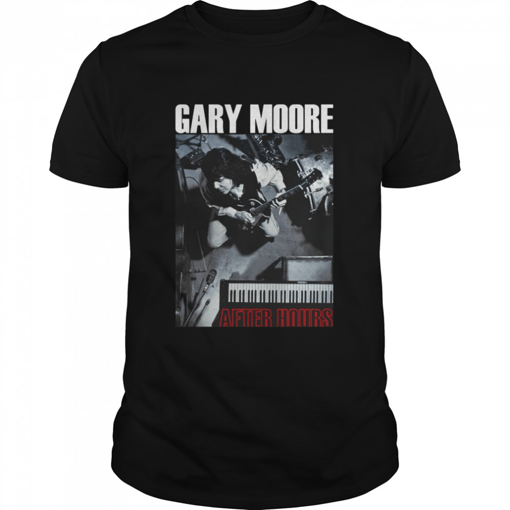 Graphic Rock Gary Moore After Hours Thin Lizzy Skid Row shirt Classic Men's T-shirt