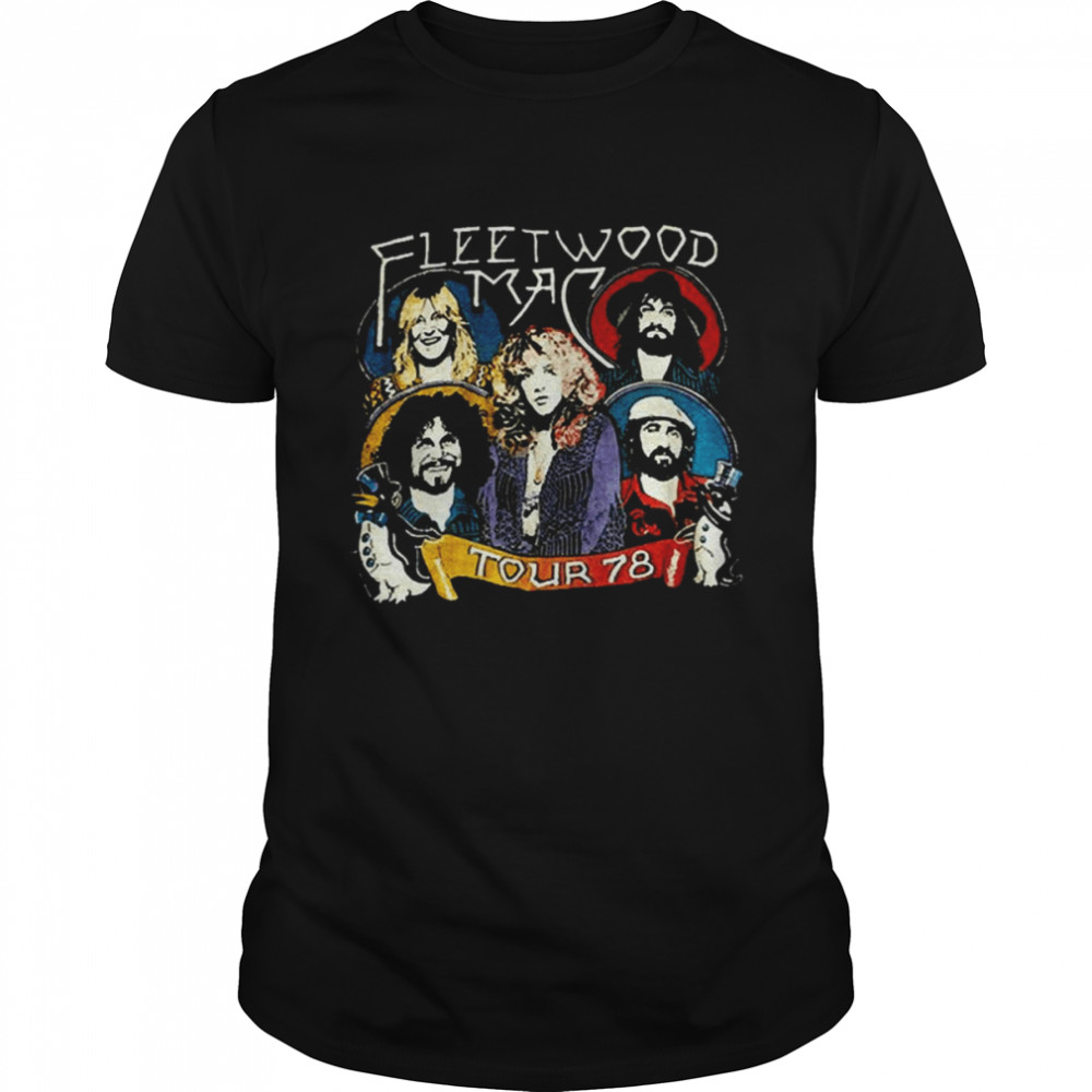 Group Mac Potrait The 78′ Tour Fleetwood Mac shirt Classic Men's T-shirt