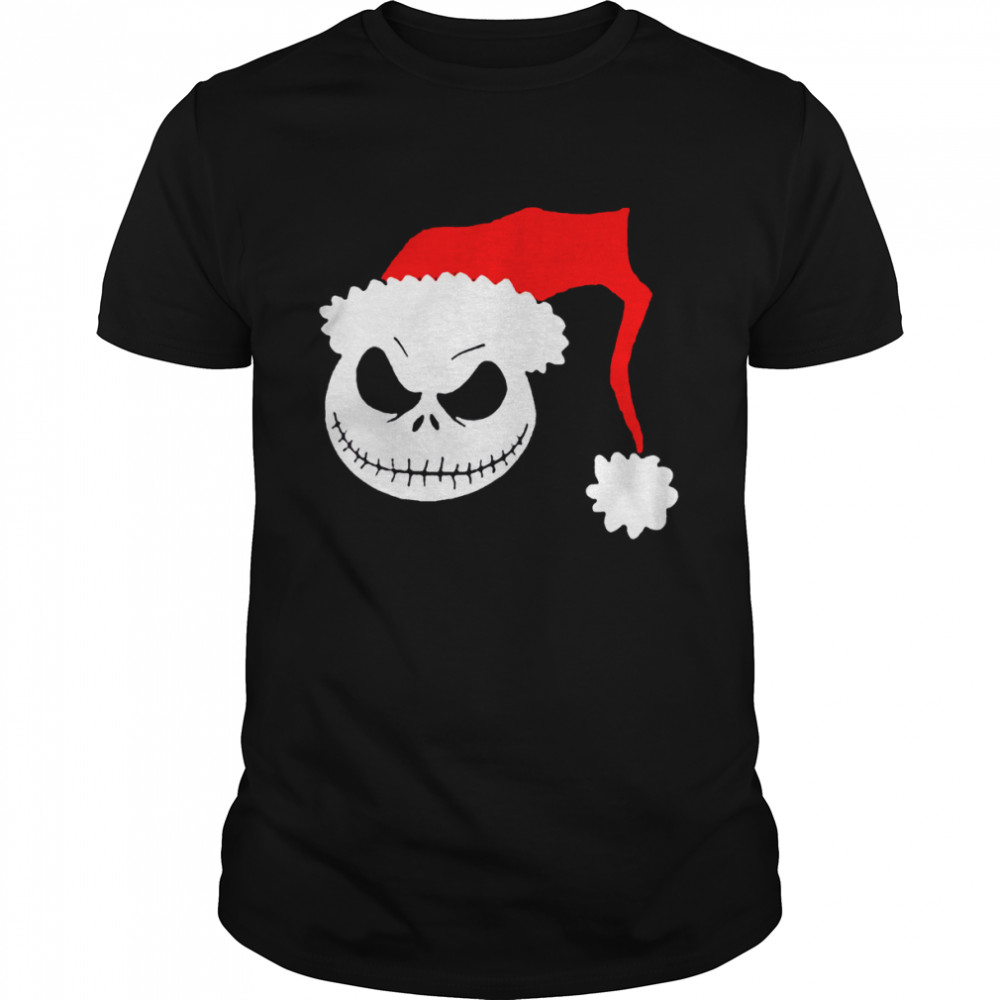 Hat Horror Skull Jack Skellington The Nightmare Before Christmas Santa shirt Classic Men's T-shirt