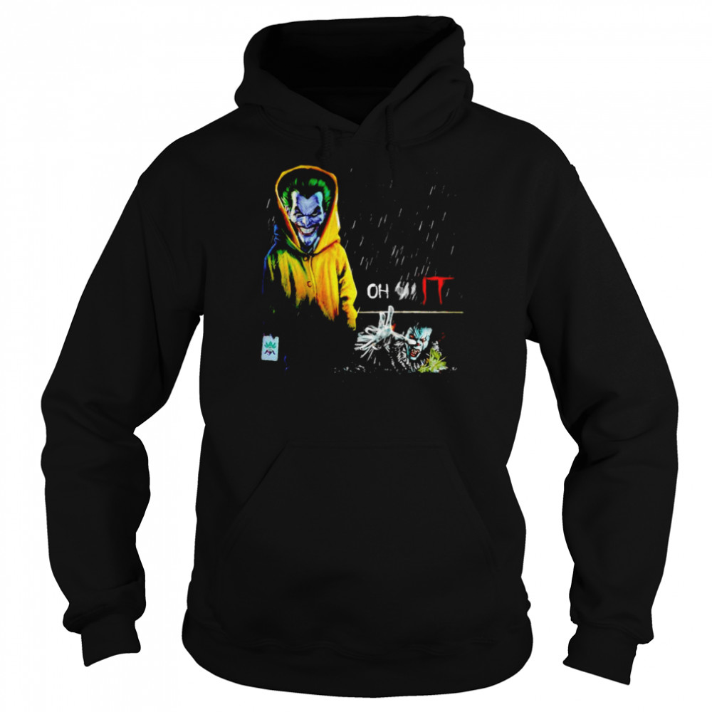 joker smile oh shit Pennywise IT shirt Unisex Hoodie