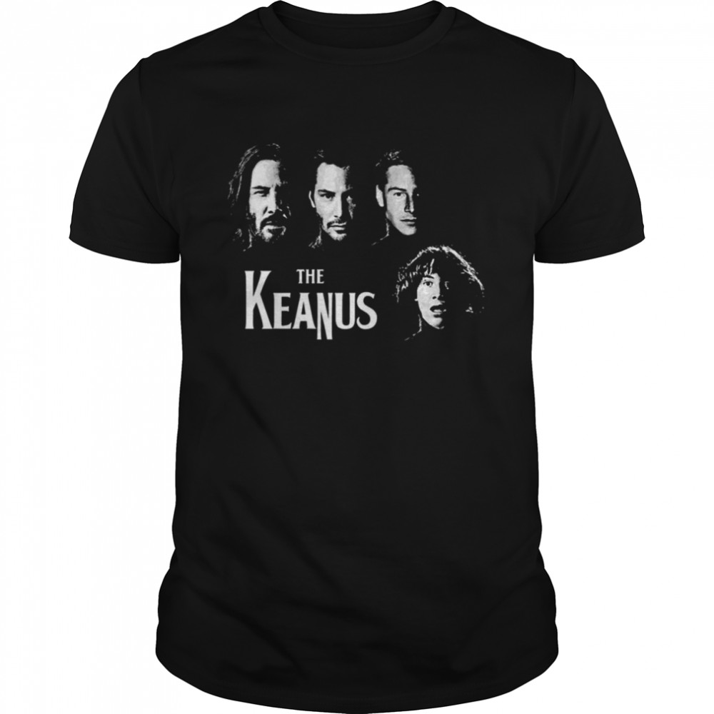 Keanu Reeves And Beatles Mashup shirt Classic Men's T-shirt