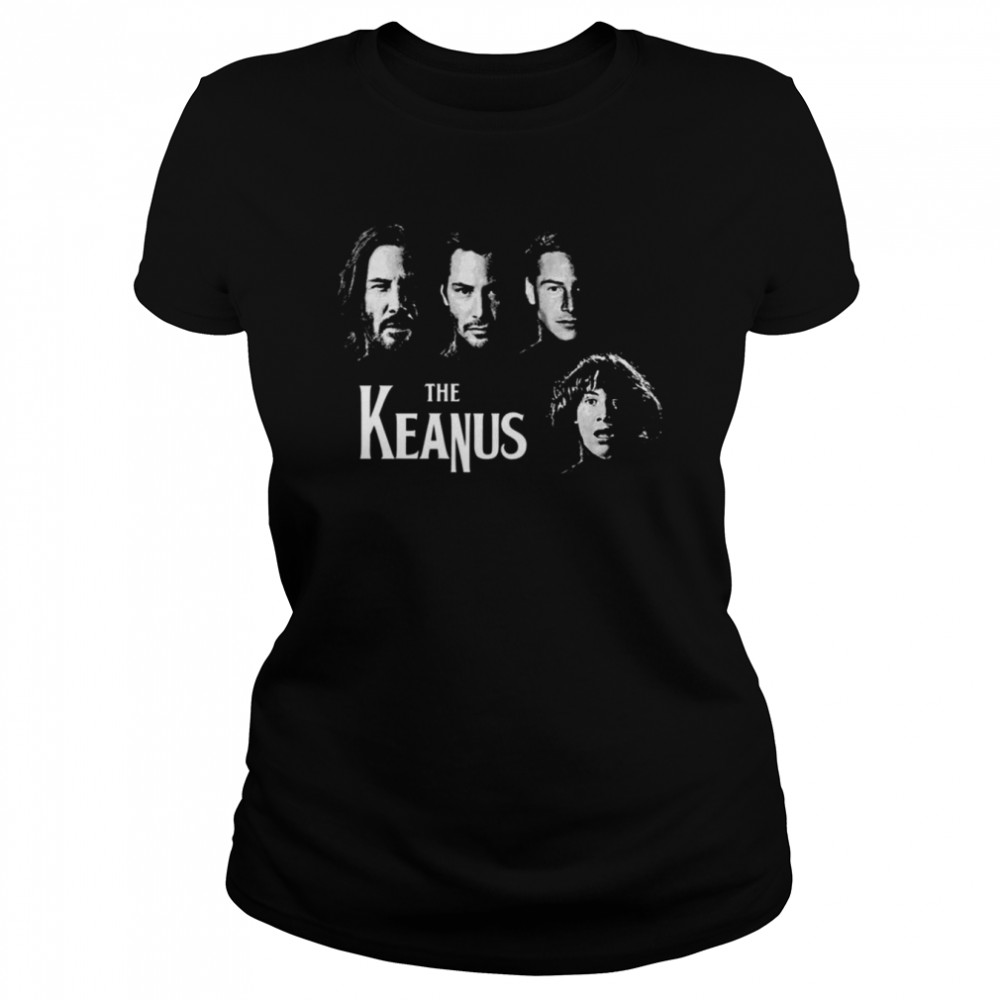 Keanu Reeves And Beatles Mashup shirt Classic Women's T-shirt