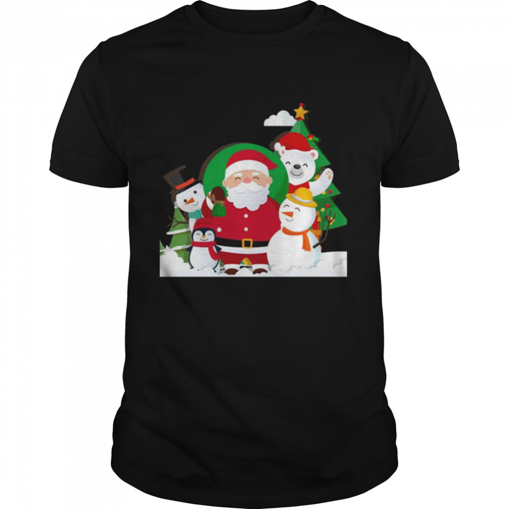 Kid’s Art Happy Merry Christmas shirt