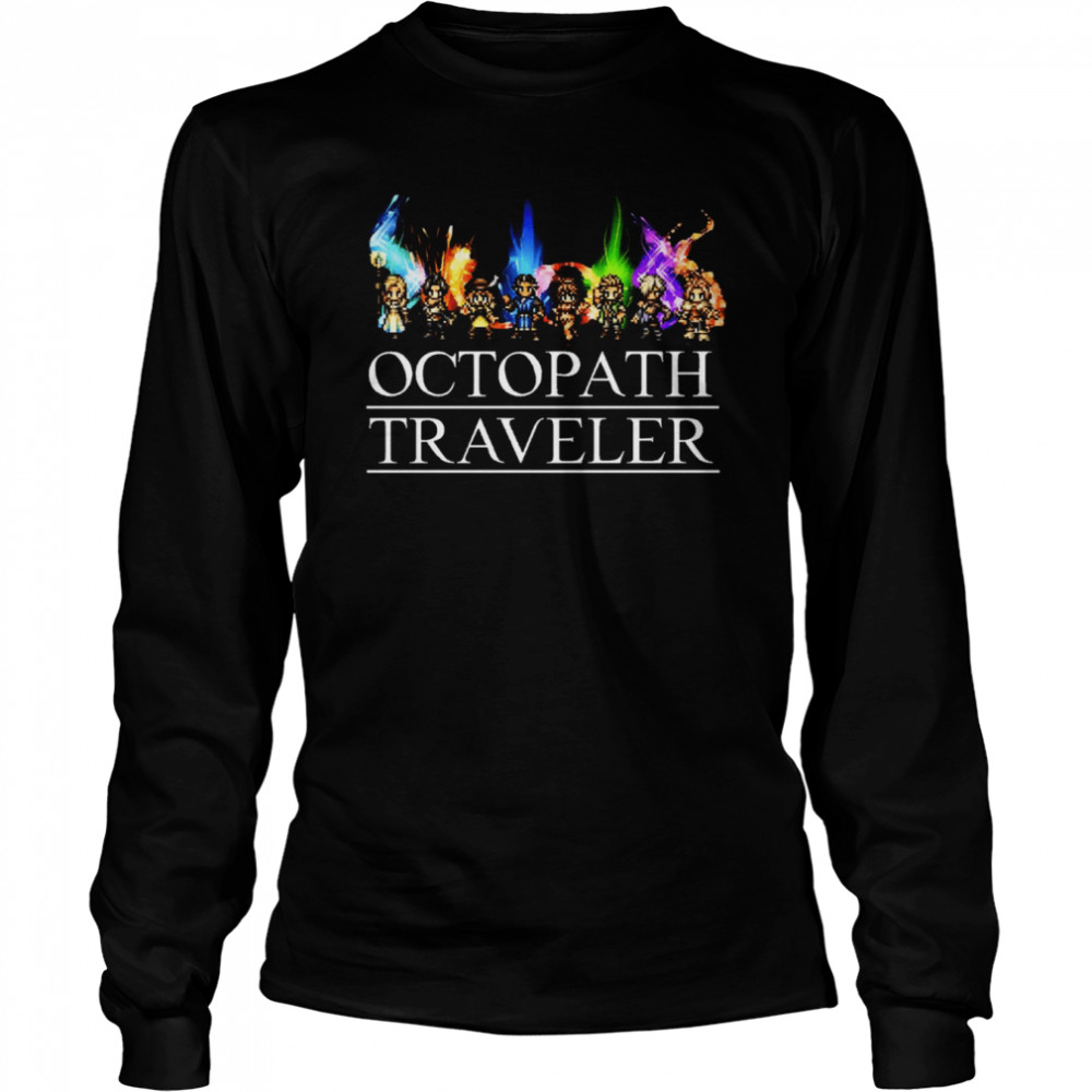 Octopath Traveler shirt Long Sleeved T-shirt