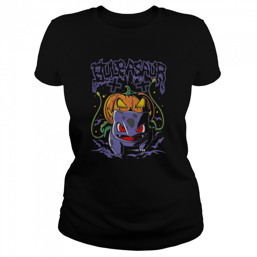 Bulbasaur Halloween Retro Gaming shirt Classic Women's T-shirt