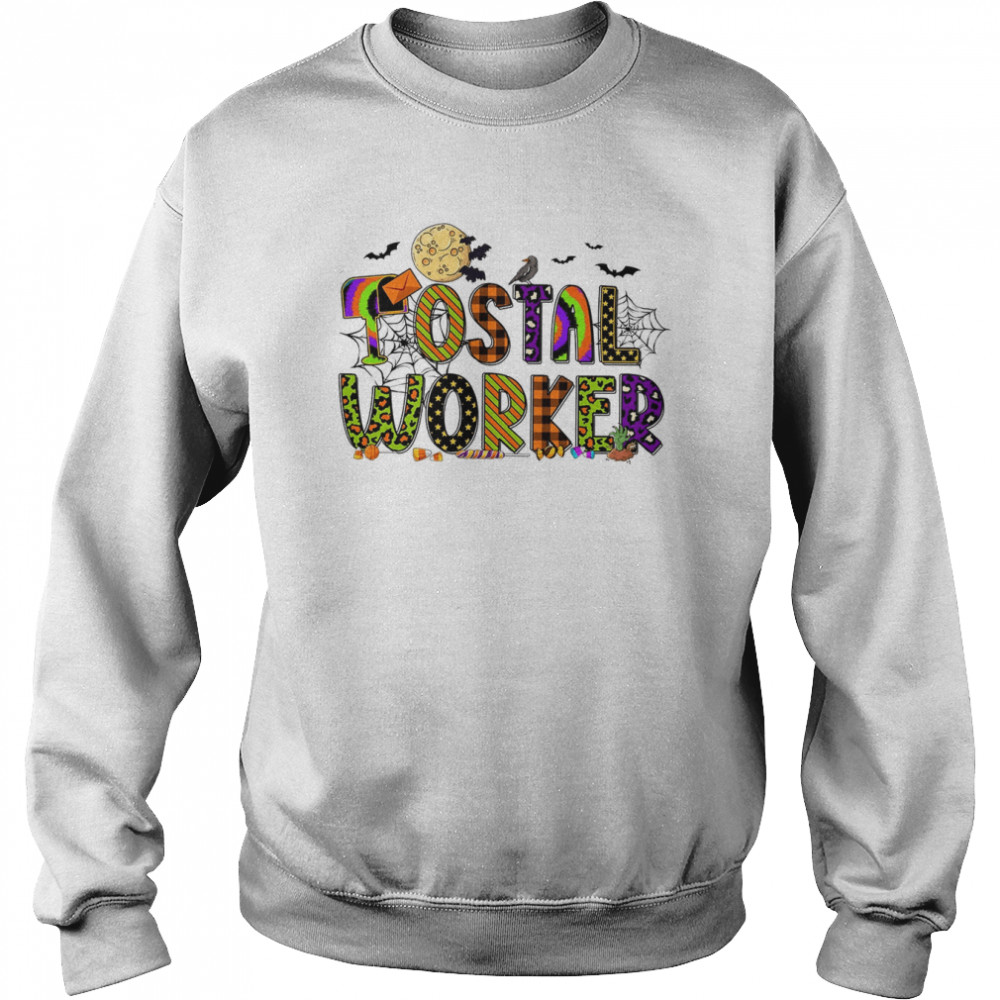 Happy Halloween Postal Worker Post Office shirt Unisex Sweatshirt