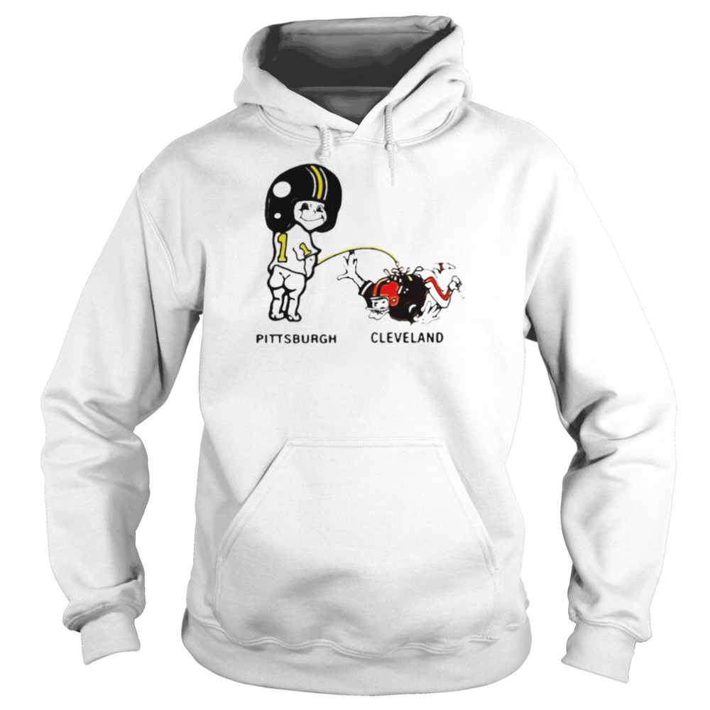 Pittsburgh Steelers Pee Cleveland Browns shirt Unisex Hoodie