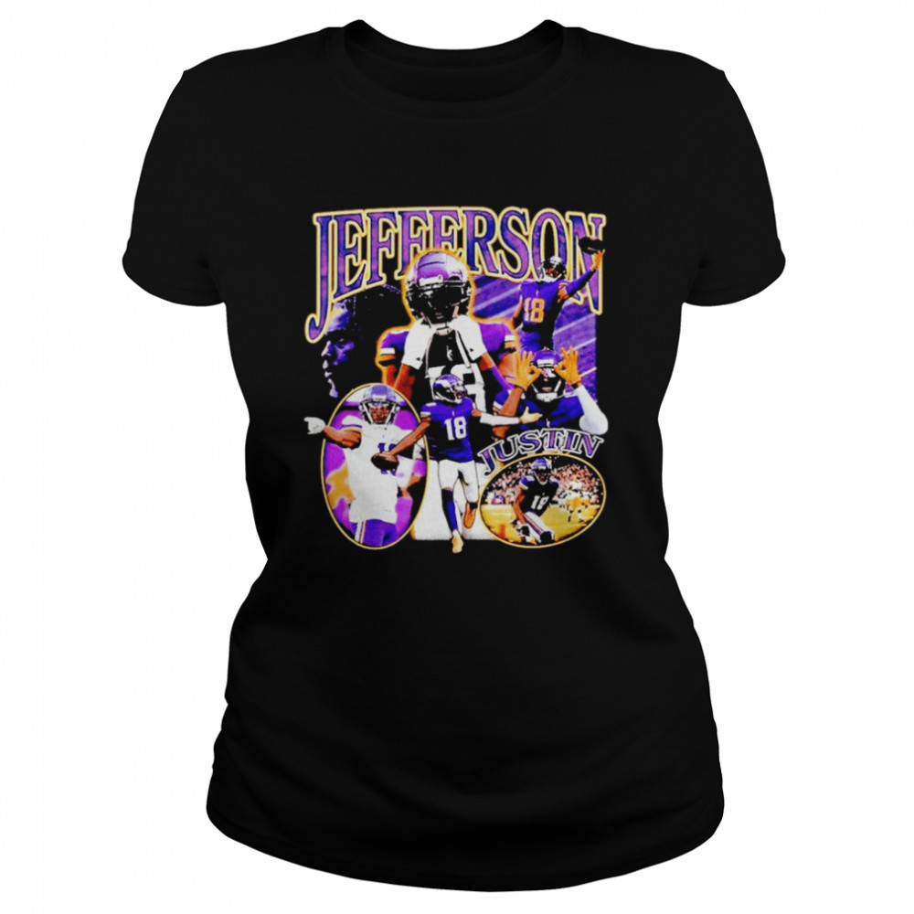 Vintage Justin Jefferson 90s shirt Classic Women's T-shirt