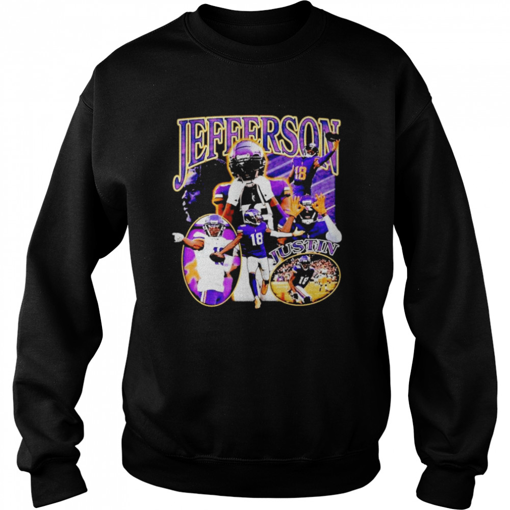 Vintage Justin Jefferson 90s shirt Unisex Sweatshirt