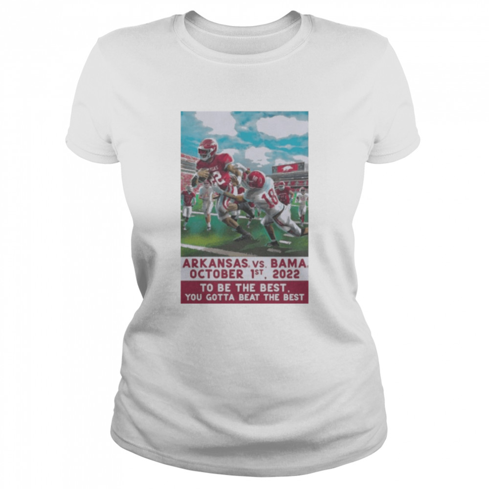 Alabama Crimson Tide Vs. Arkansas Razorbacks Game Day 2022 T-shirt Classic Women's T-shirt