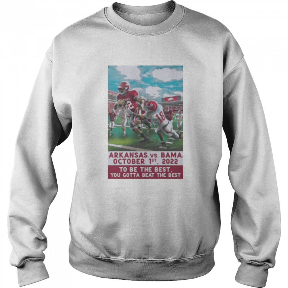 Alabama Crimson Tide Vs. Arkansas Razorbacks Game Day 2022 T-shirt Unisex Sweatshirt