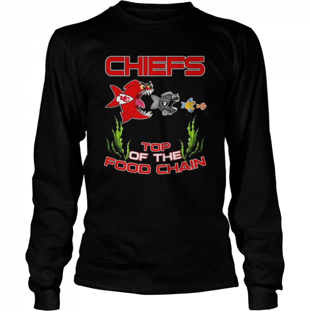 Kansas City Chiefs top of the Food Chain shirt Long Sleeved T-shirt