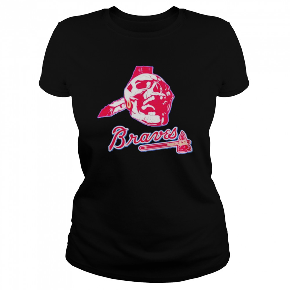 2022 Chief Knockahoma Braves Baseball Mascot Chief shirt Classic Women's T-shirt
