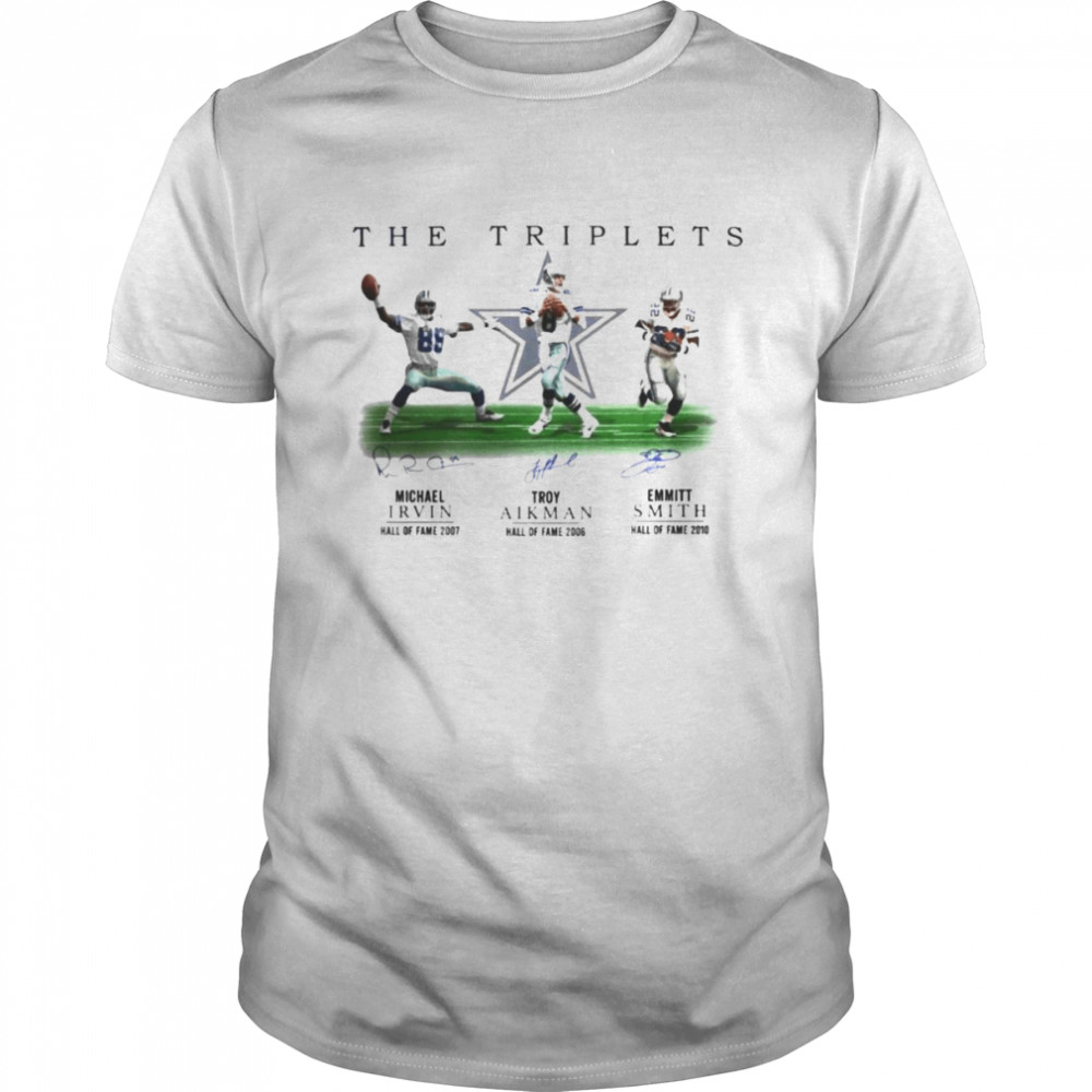 Dallas Cowboys The Triplets Tee Shirt - Yesweli