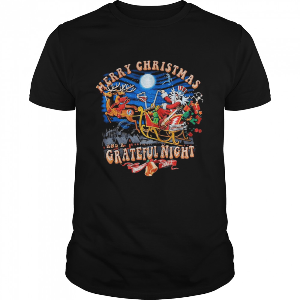 Merry Christmas and a Grateful Night Christmas 2022 shirt