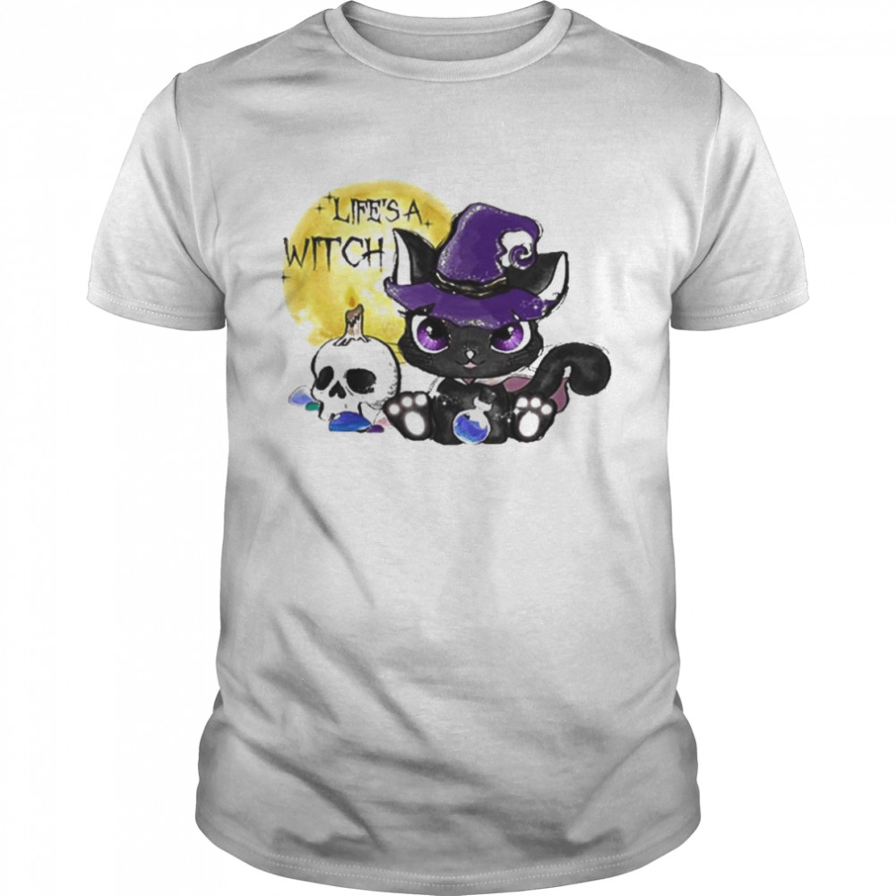 Retro Halloween Life’s A Witch Shirt