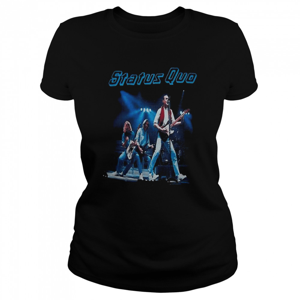 90s Live Tour Design Status Quo shirt Classic Women's T-shirt