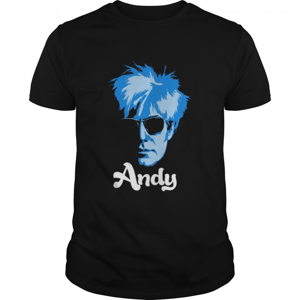 Andy Warhol Pop Art Glass Blue shirt Classic Men's T-shirt