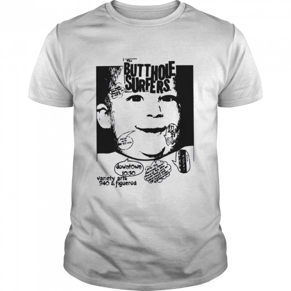 Buttehole Surfers Nlack shirt