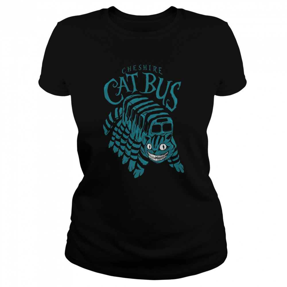 Cheshire Cat Bus Cartoon shirt Classic Women's T-shirt