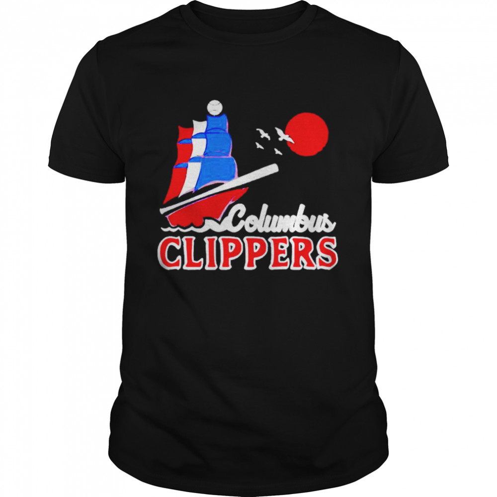 Columbus Clippers where i’m from royal ship sunset shirt Classic Men's T-shirt