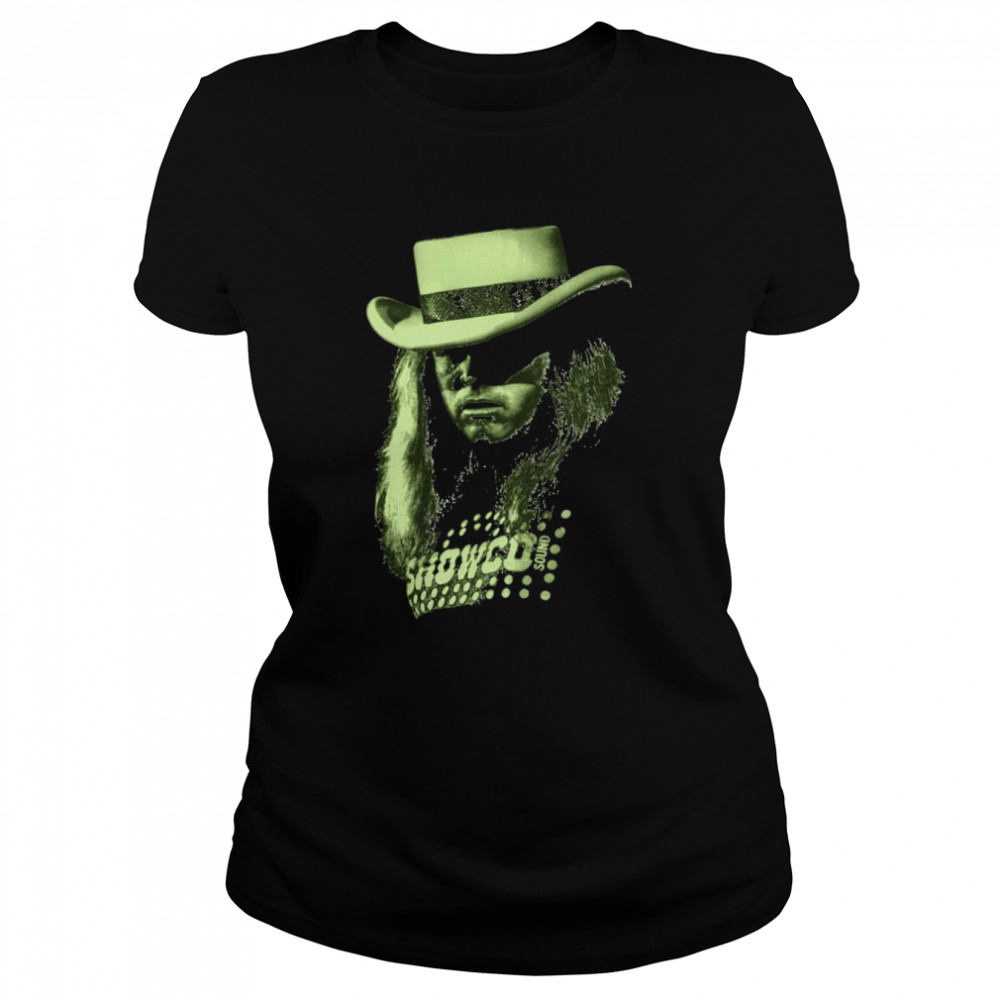 cool design lynyrd skynyrd ronnie van zant rock roll band shirt classic womens t shirt