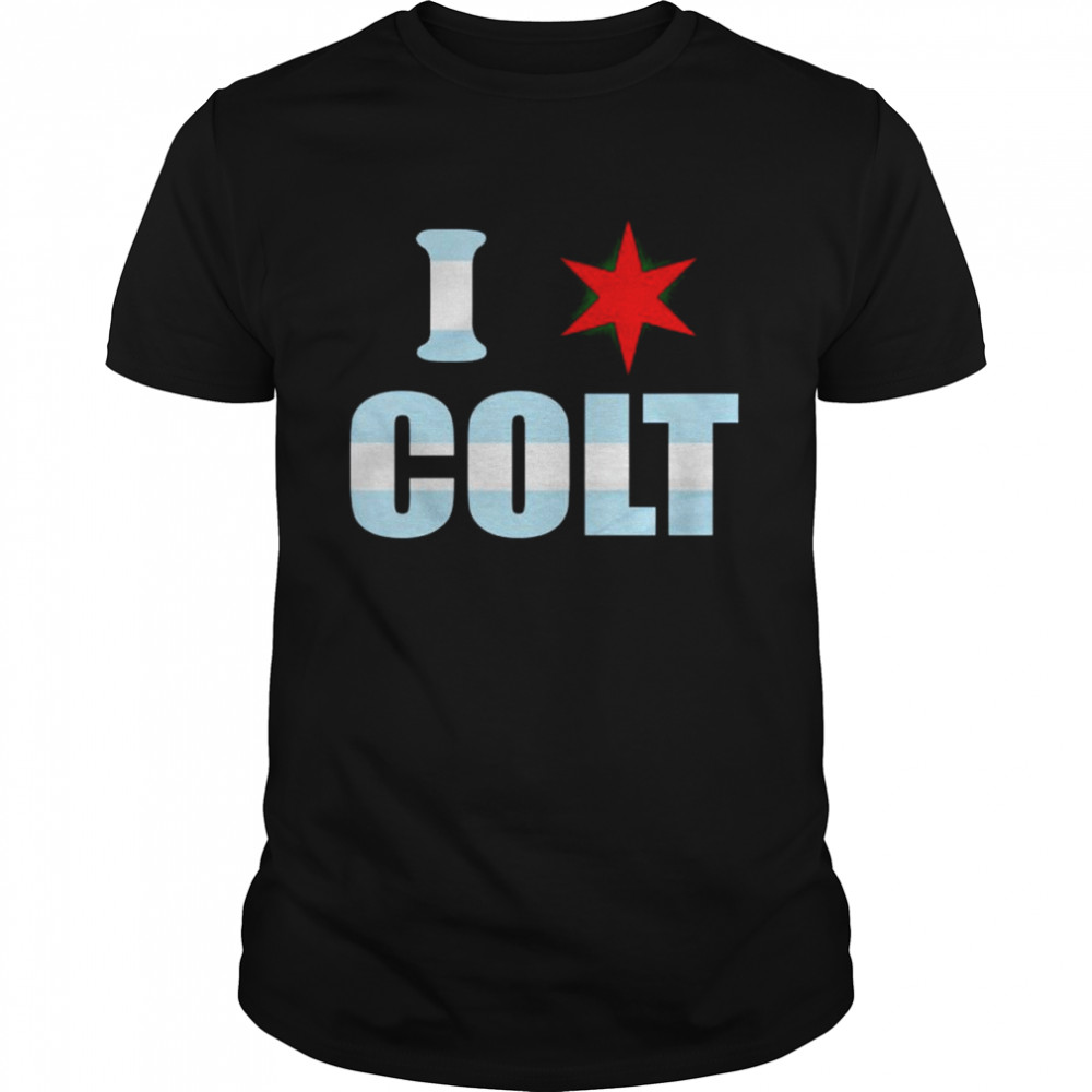 I love Chicago Star Colt shirt Classic Men's T-shirt